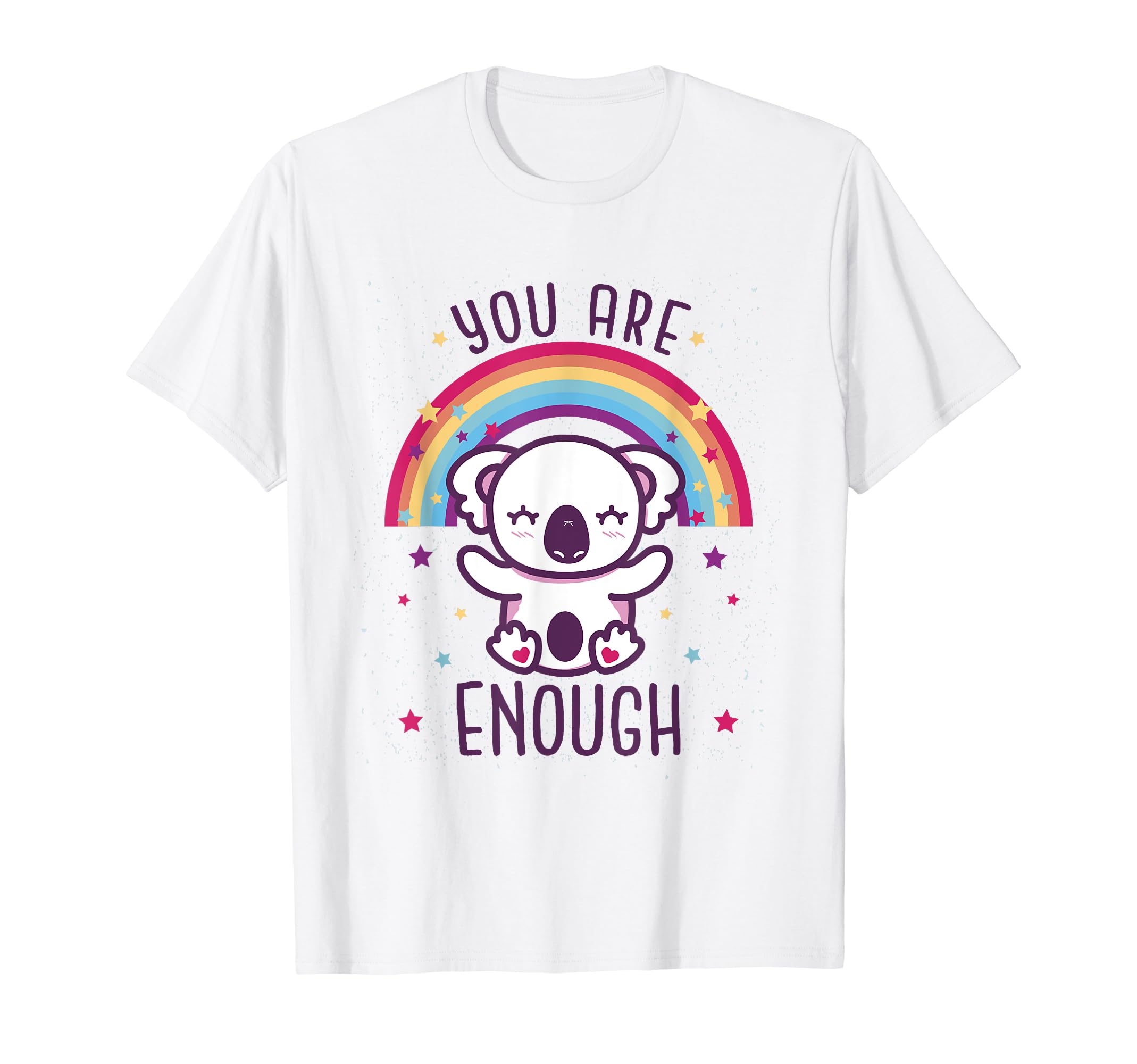 Koala Rainbow You Are Enough T-Shirt - Aesthetic Graphic for Adults - T-Shirt, Sweatshirt, Hoodie