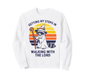 Getting My Steps Walking Lord Raccoon Sweatshirt - Custom Art Print Unisex - T-Shirt, Sweatshirt, Hoodie