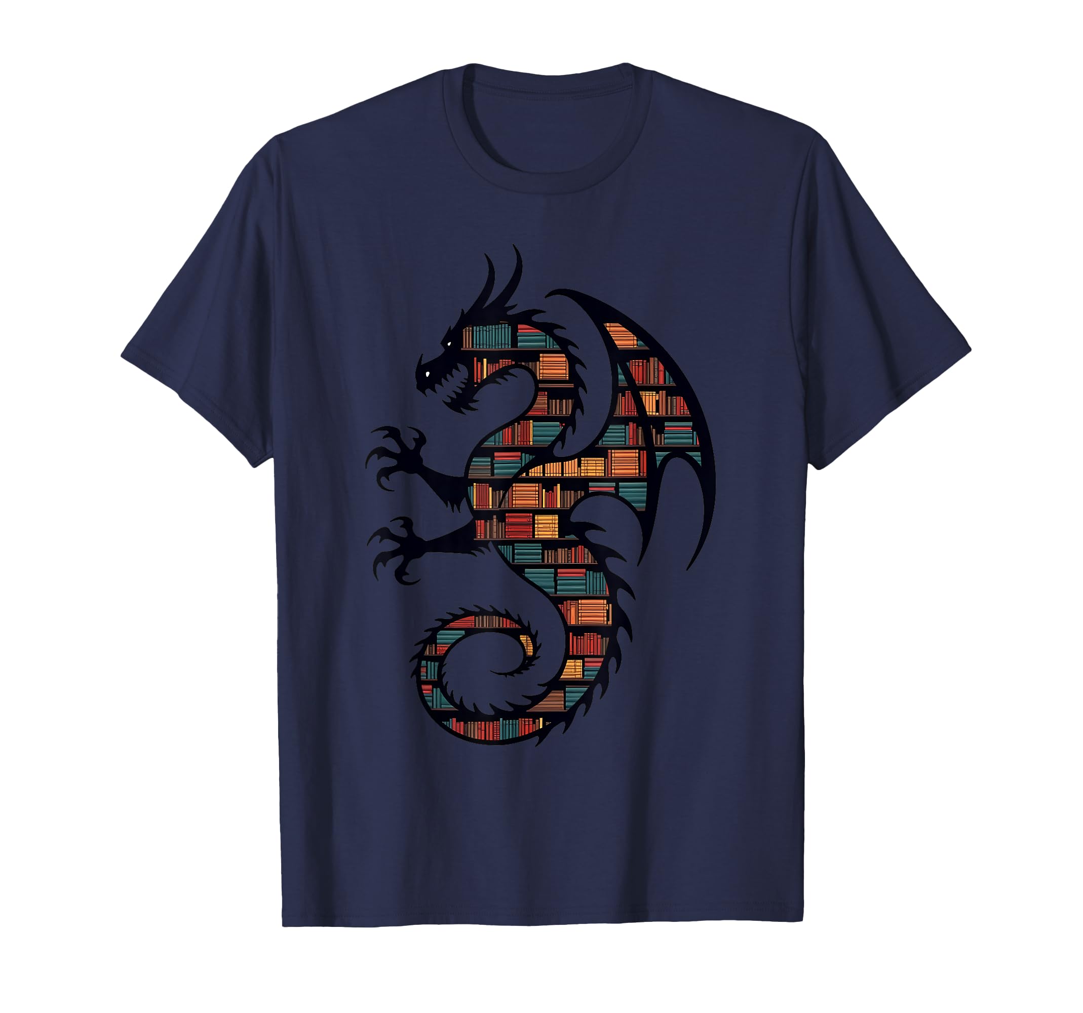 Book Lover Bookworm Reading Books Dragon T-Shirt - Trendy Graphic Men Women - T-Shirt, Sweatshirt, Hoodie