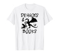 Dragons Books Reading Gifts 2 0 Sweatshirt - Aesthetic Graphic Unisex - T-Shirt, Sweatshirt, Hoodie