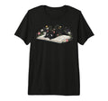 Black Cat Reading Book Lover Bibliophile T-Shirt - Graphic Print Unisex - T-Shirt, Sweatshirt, Hoodie
