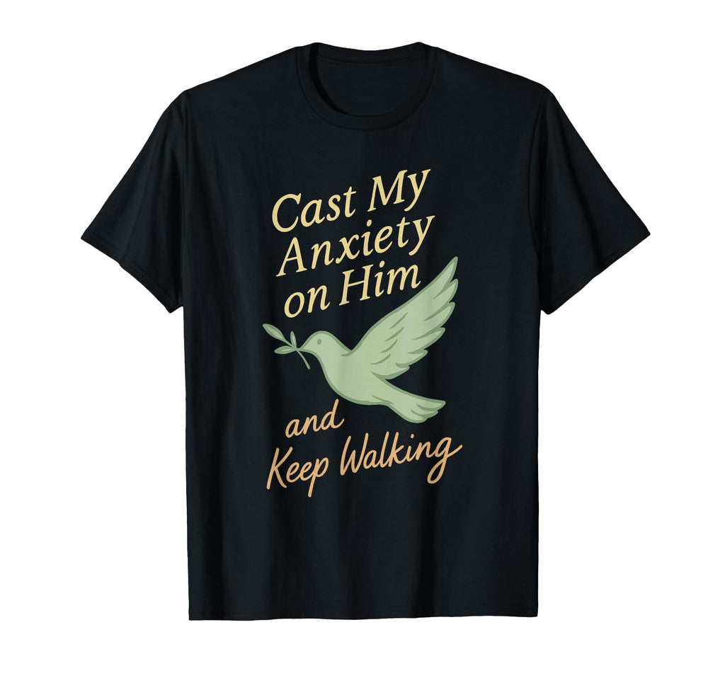 Christian Wife Anxiety Faith Mental T-Shirt - Aesthetic Graphic Unisex - T-Shirt, Sweatshirt, Hoodie
