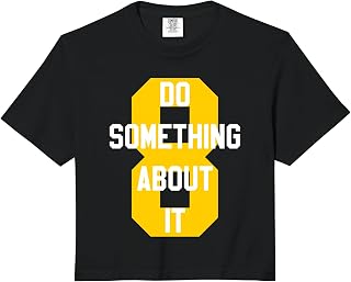 Do Something About It Basketball Number 8 Comfort Colors Crop Top Unisex T-shirt, Sweatshirt, Hoodie, Long Sleeve Tee - T-Shirt, Sweatshirt, Hoodie