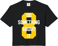 Do Something About It Basketball Number 8 Comfort Colors Crop Top Unisex T-shirt, Sweatshirt, Hoodie, Long Sleeve Tee - T-Shirt, Sweatshirt, Hoodie