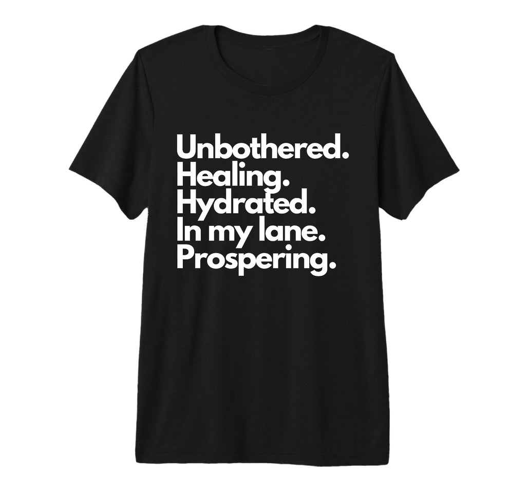 Unbothered Healing Hydrate 2024 Flow Tri T-Shirt - Unique Graphic Unisex - T-Shirt, Sweatshirt, Hoodie