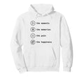 Moments Memories Pain Happiness Hoodie - Trendy Graphic Men Women - T-Shirt, Sweatshirt, Hoodie