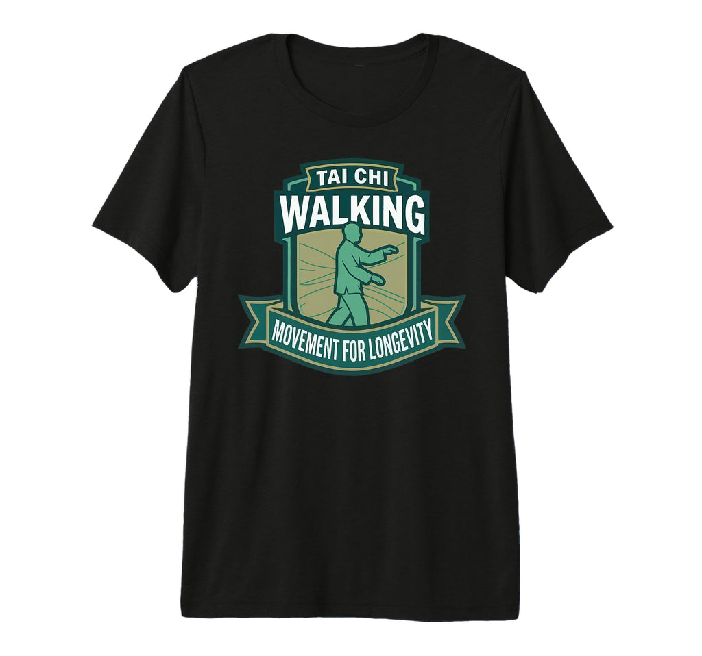 Tai Chi Walking Seniors Longevity T-Shirt - Streetwear Style Men Women - T-Shirt, Sweatshirt, Hoodie