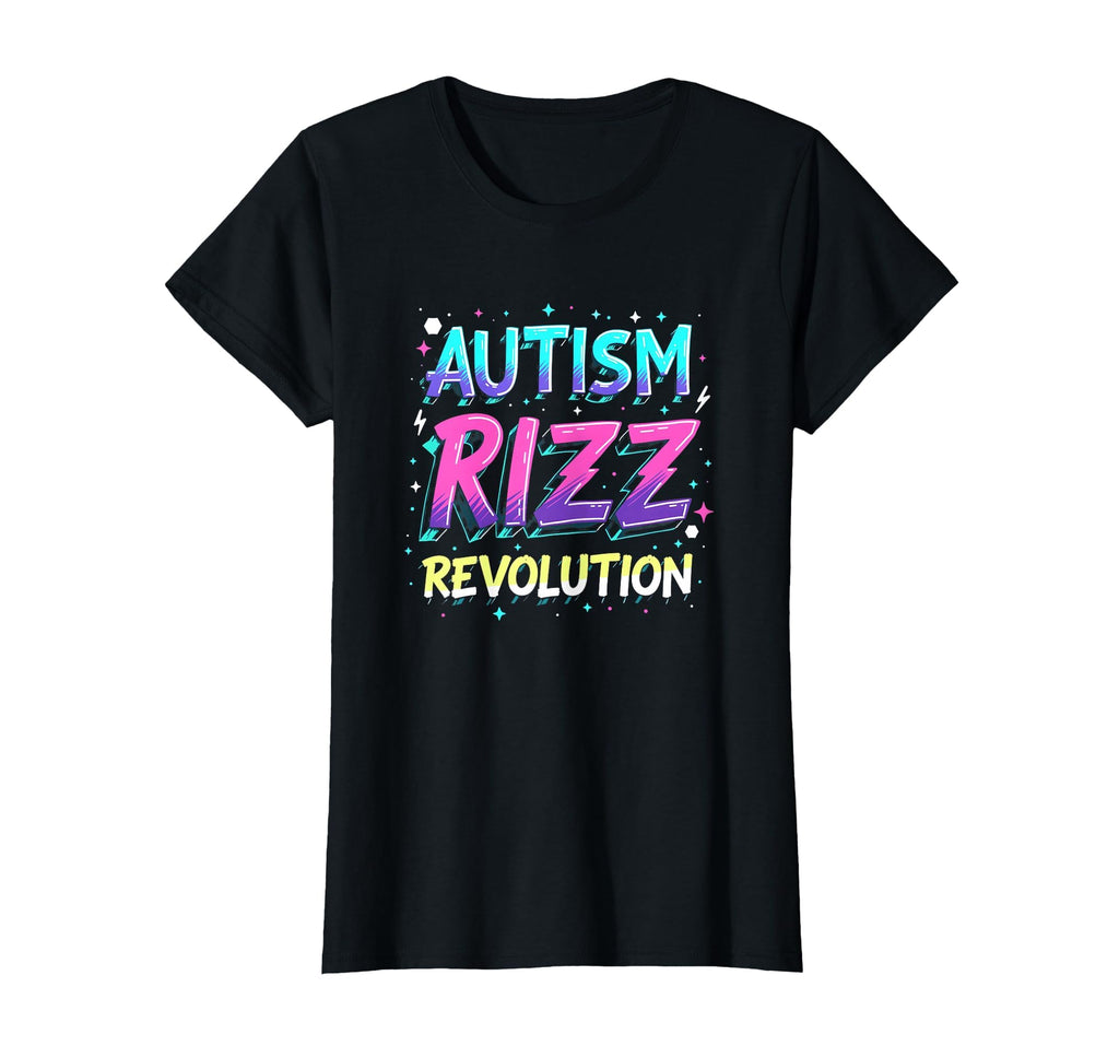 Autism Rizz Revolution Neurodivergent Pride T-Shirt - Graphic Print Unisex - T-Shirt, Sweatshirt, Hoodie