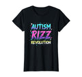 Autism Rizz Revolution Neurodivergent Pride T-Shirt - Graphic Print Unisex - T-Shirt, Sweatshirt, Hoodie