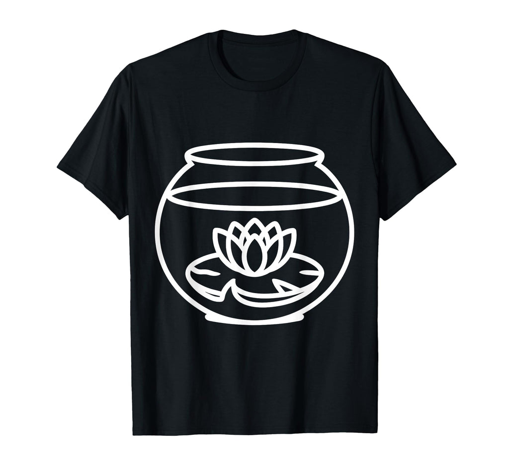Minimalist Lotus Bowl Meditation T-Shirt - Minimalist Print Men Women - T-Shirt, Sweatshirt, Hoodie