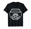 Minimalist Lotus Bowl Meditation T-Shirt - Minimalist Print Men Women - T-Shirt, Sweatshirt, Hoodie