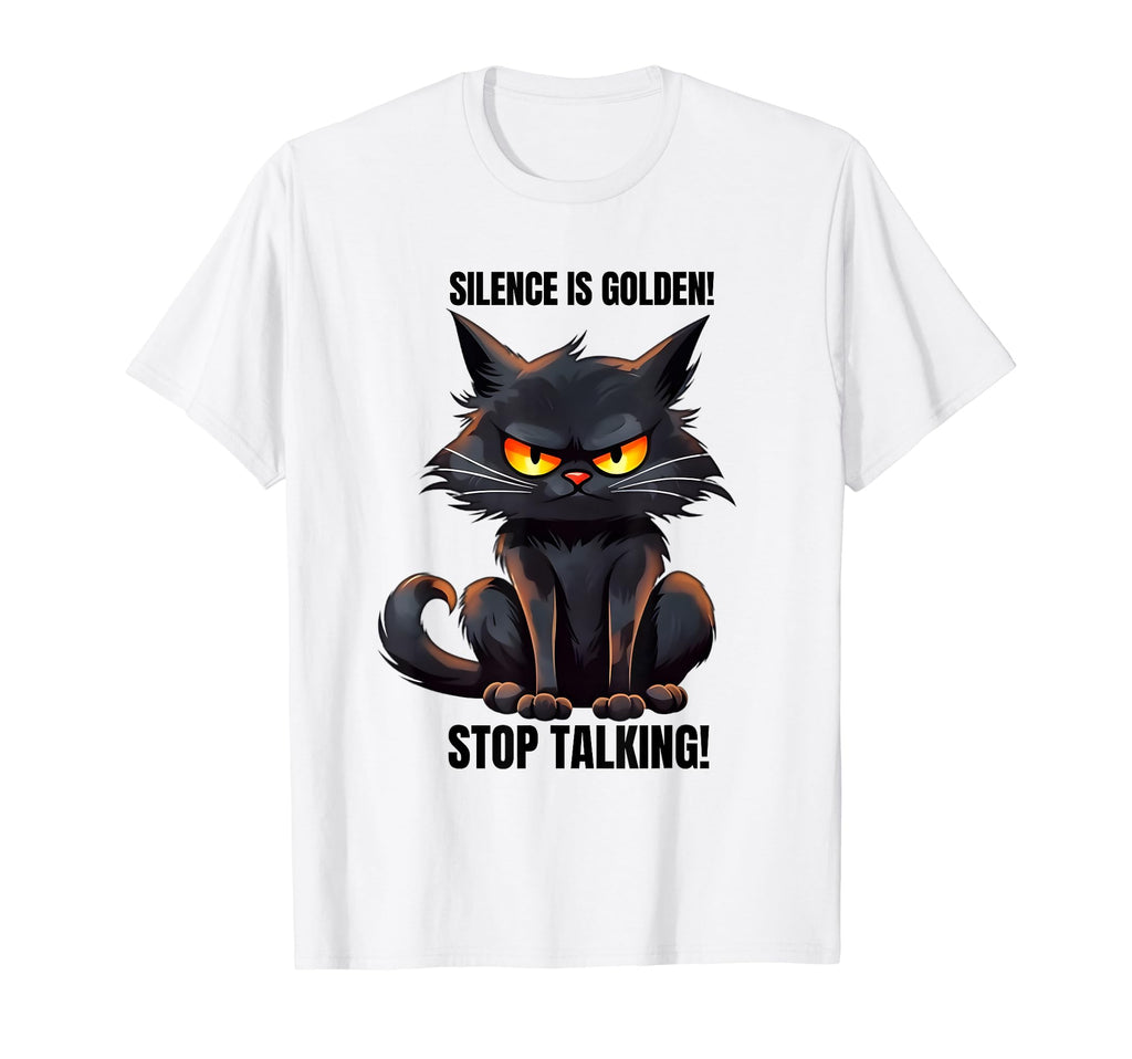 Sarcastic Black Cat Antisocial T-Shirt - Fun Novelty Design for Adults - T-Shirt, Sweatshirt, Hoodie