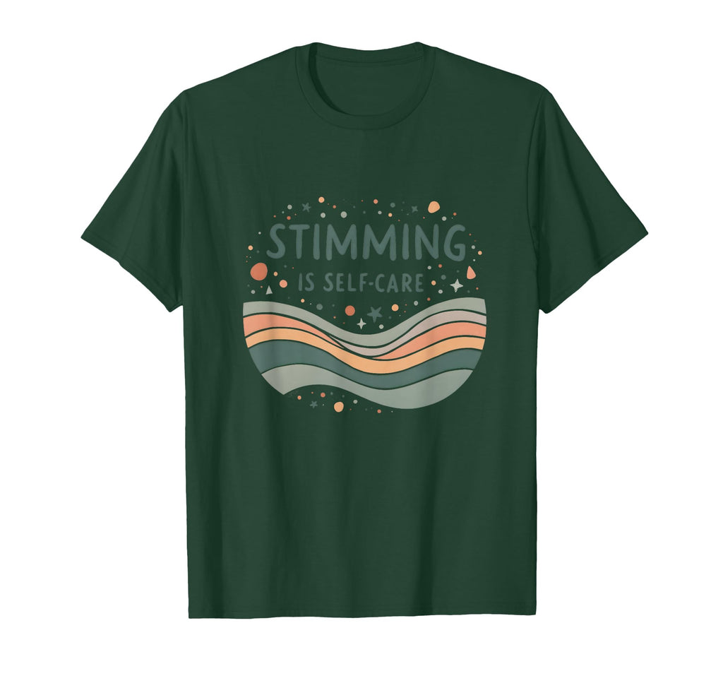 Stimming Is Self Care Autism Awareness T-Shirt - Graphic Print Unisex - T-Shirt, Sweatshirt, Hoodie