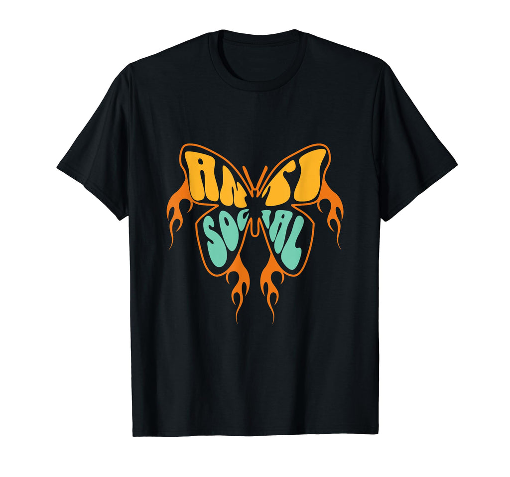 Antisocial Butterfly T-Shirt - Streetwear Style Men Women - T-Shirt, Sweatshirt, Hoodie