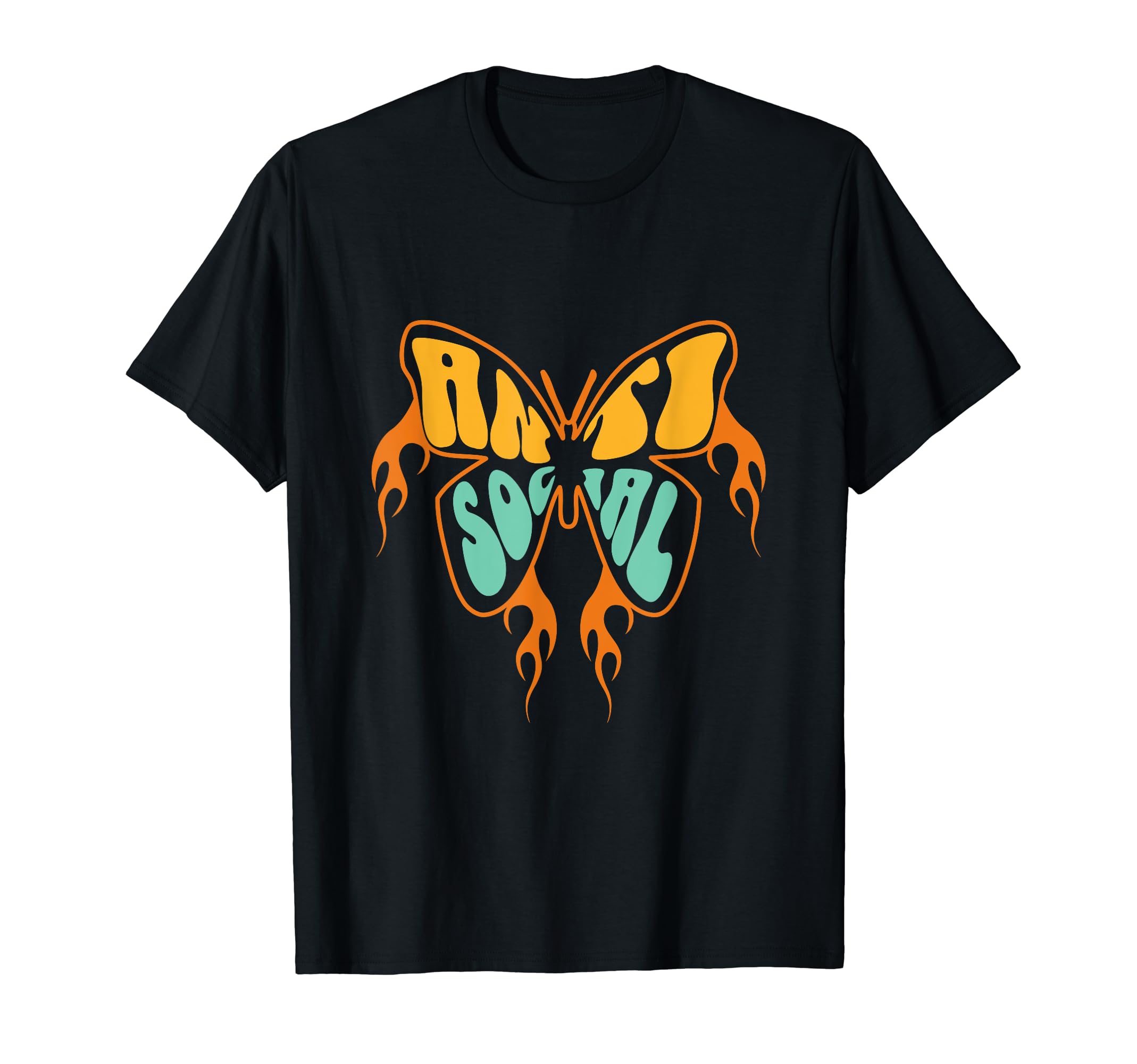 Antisocial Butterfly T-Shirt - Streetwear Style Men Women - T-Shirt, Sweatshirt, Hoodie
