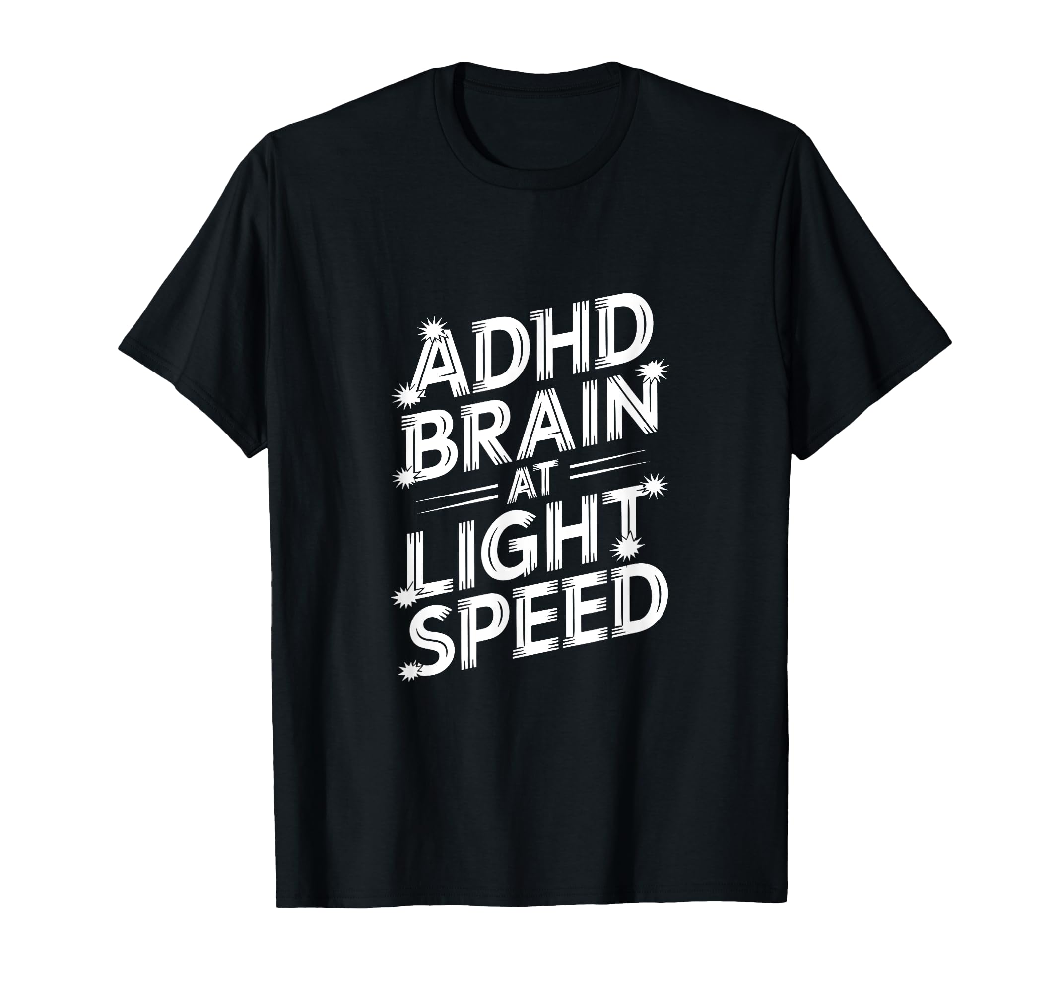 Funny Adhd Hyperactivity Disorder Hoodie - Minimalist Print for Adults - T-Shirt, Sweatshirt, Hoodie