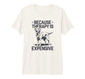Because Therapy Is Expensive Labrador T-Shirt - Graphic Print for Adults - T-Shirt, Sweatshirt, Hoodie