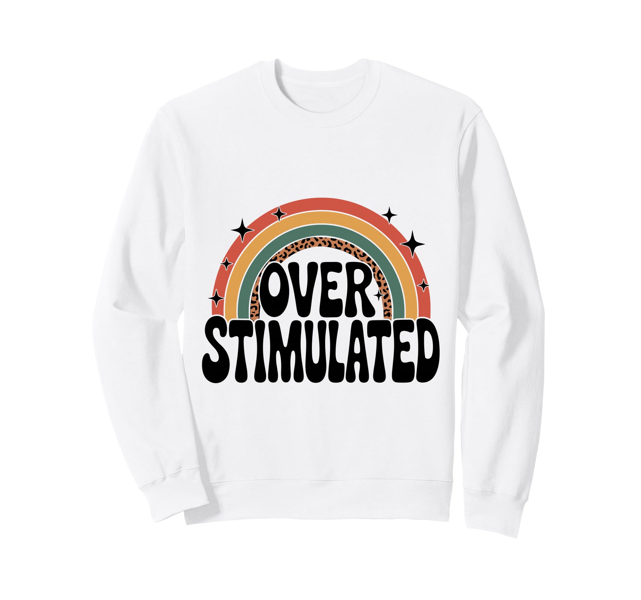 Neurodiverse Overstimulated Sweatshirt - Minimalist Print for Adults - T-Shirt, Sweatshirt, Hoodie