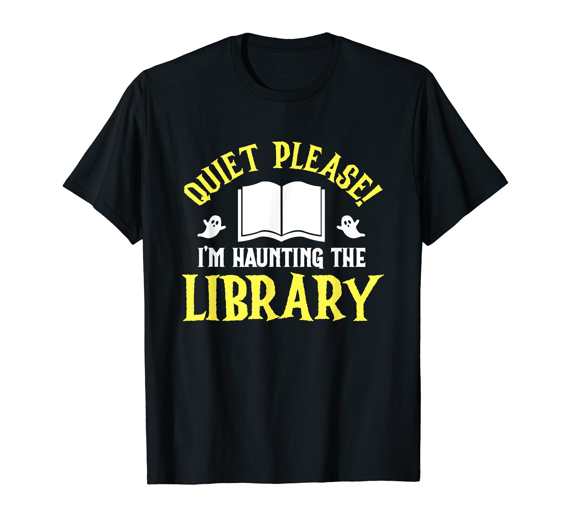 Halloween Librarian Bookworm Book T-Shirt - Fun Novelty Design for Adults - T-Shirt, Sweatshirt, Hoodie