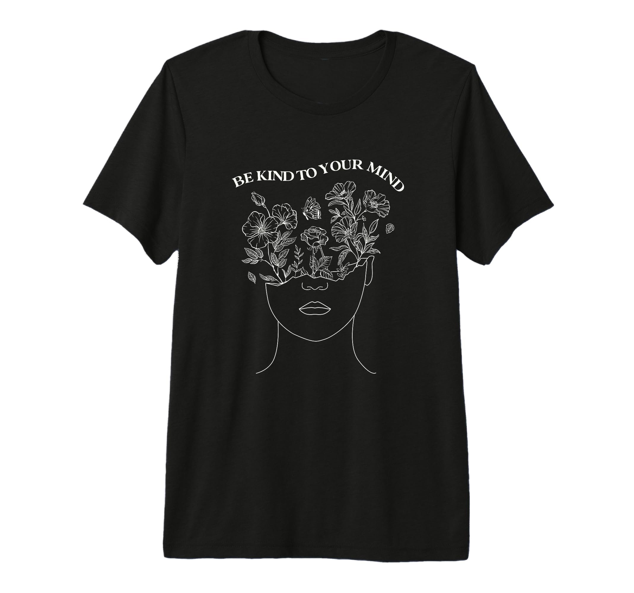 Be Kind To Your Mind Mental Health T-Shirt - Custom Art Print Men Women - T-Shirt, Sweatshirt, Hoodie
