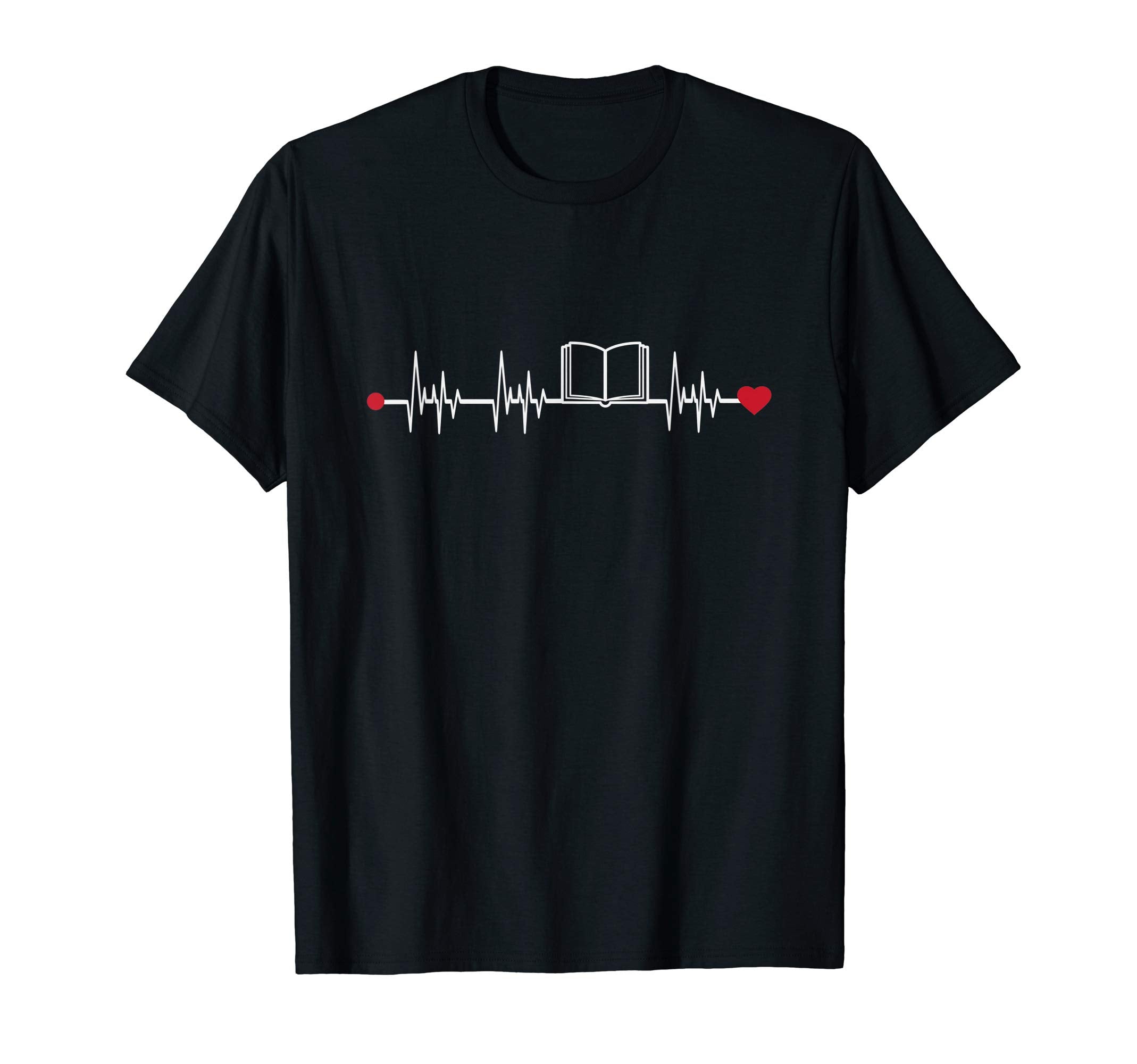 Book Heartbeat Funny Reading Gift T-Shirt - Streetwear Style Men Women - T-Shirt, Sweatshirt, Hoodie