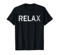 Relax Distressed Mindfulness Meditation T-Shirt - Graphic Print Men Women - T-Shirt, Sweatshirt, Hoodie