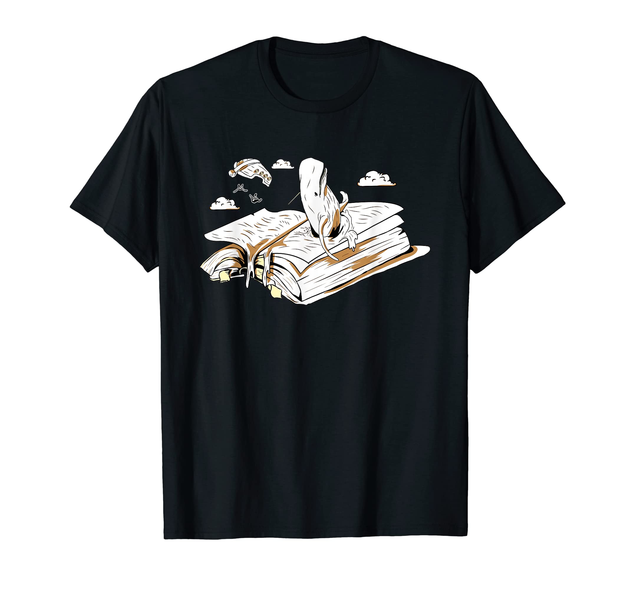 Moby Dick Whale Literature Book T-Shirt - Aesthetic Graphic for Adults - T-Shirt, Sweatshirt, Hoodie