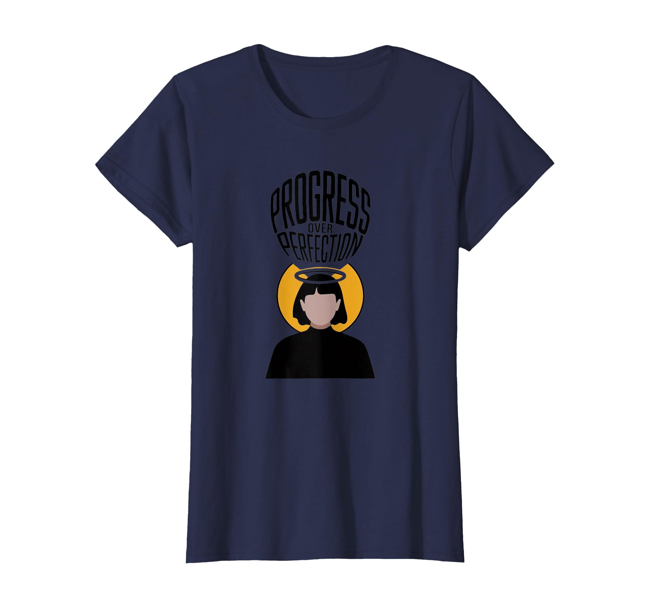 Progress Over Perfection T-Shirt - Fun Novelty Design for Adults - T-Shirt, Sweatshirt, Hoodie