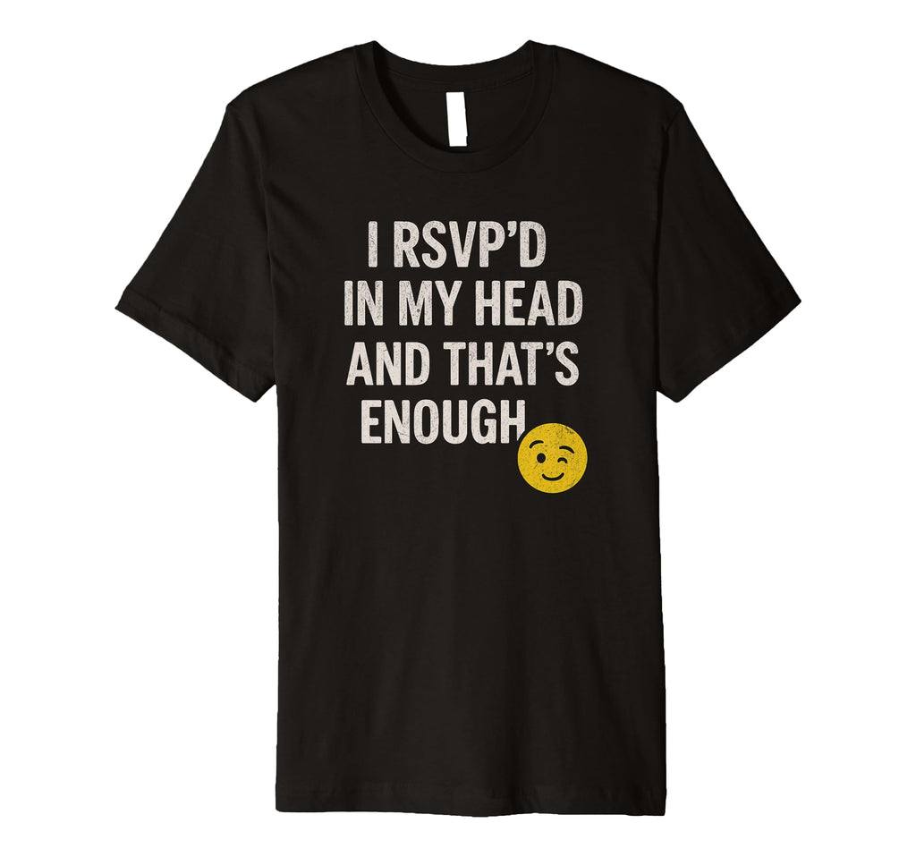 Rsvpd My Head T Funny Introvert And T-Shirt - Trendy Graphic Men Women - T-Shirt, Sweatshirt, Hoodie
