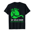 Mental Health Month We Wear Green T-Shirt - Trendy Graphic for Adults - T-Shirt, Sweatshirt, Hoodie