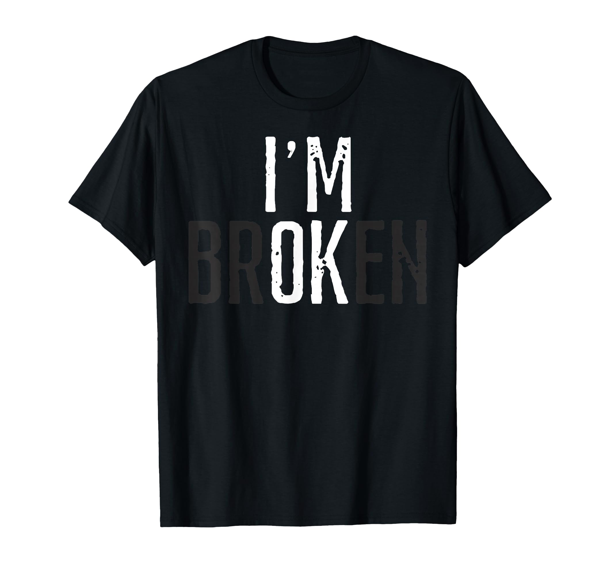 Mental Health Awareness Im Ok Broken T-Shirt - Aesthetic Graphic for Adults - T-Shirt, Sweatshirt, Hoodie