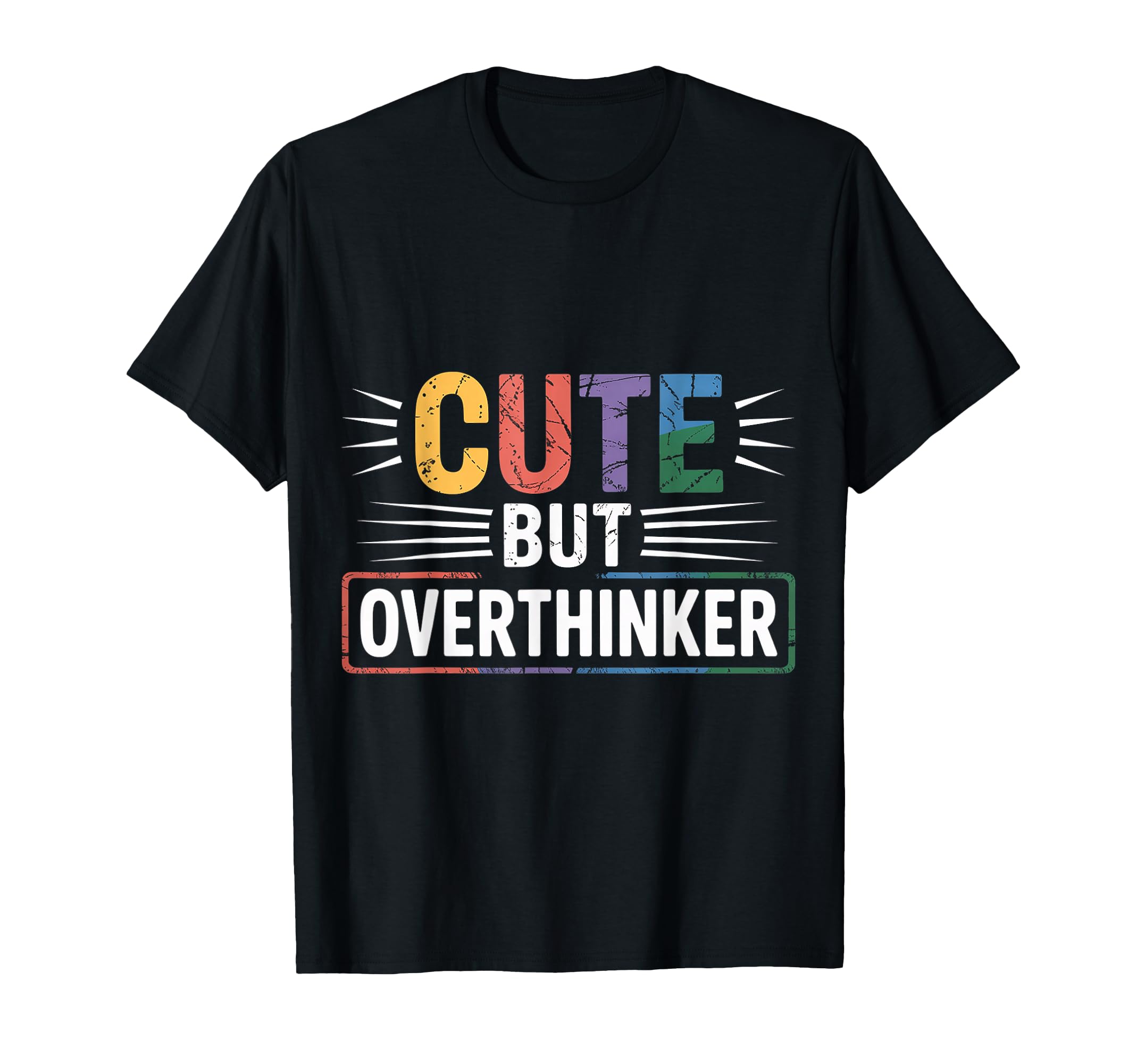 But Overthinker Introvert Overthinking T-Shirt - Aesthetic Graphic Unisex - T-Shirt, Sweatshirt, Hoodie