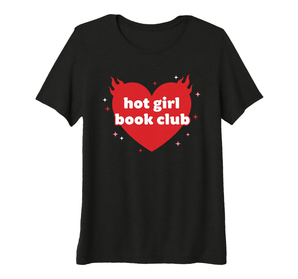 Womens Hot Book Club Reading Community T-Shirt - Trendy Graphic for Adults - T-Shirt, Sweatshirt, Hoodie