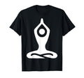 Meditation Symbol Abstract Yoga Figure T-Shirt - Unique Graphic Unisex - T-Shirt, Sweatshirt, Hoodie