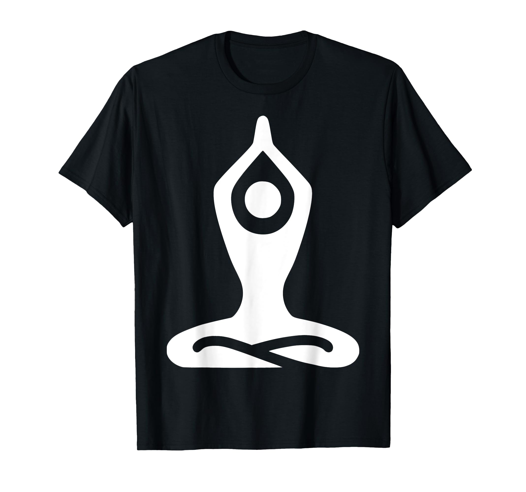 Meditation Symbol Abstract Yoga Figure T-Shirt - Unique Graphic Unisex - T-Shirt, Sweatshirt, Hoodie