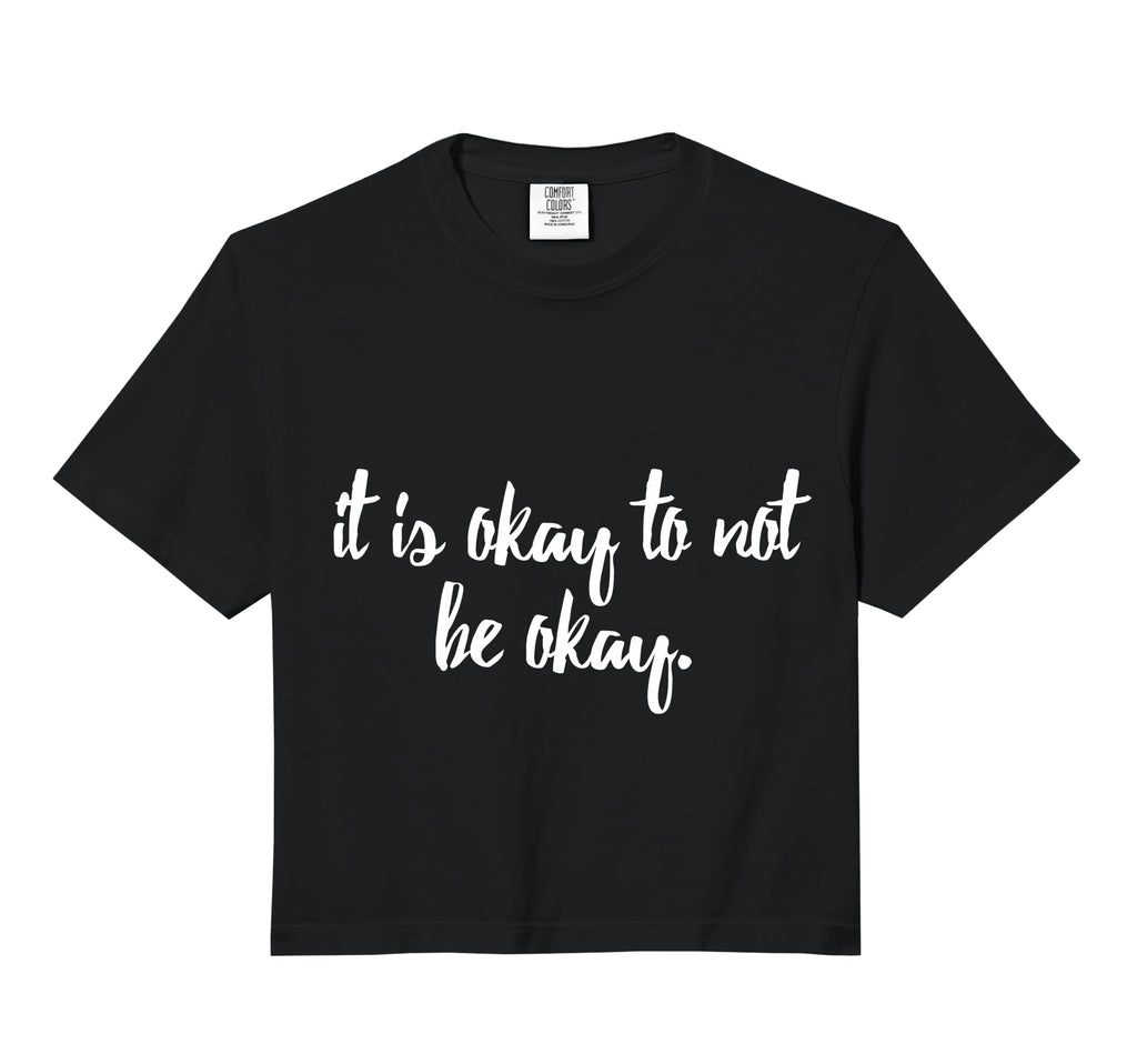 It Is Okay To Not Be Okay Comfort Hoodie - Fun Novelty Design Unisex - T-Shirt, Sweatshirt, Hoodie