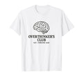 Overthinkers Club Minimalist Brain T-Shirt - Minimalist Print Men Women - T-Shirt, Sweatshirt, Hoodie