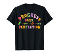 Progress Over Perfection Caterpillar T-Shirt - Unique Graphic Men Women - T-Shirt, Sweatshirt, Hoodie