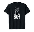 Peace Out T-Shirt - Aesthetic Graphic for Adults - T-Shirt, Sweatshirt, Hoodie