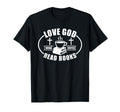 Love God Drink Coffee Read Books Christian T-Shirt - Trendy Graphic Unisex - T-Shirt, Sweatshirt, Hoodie