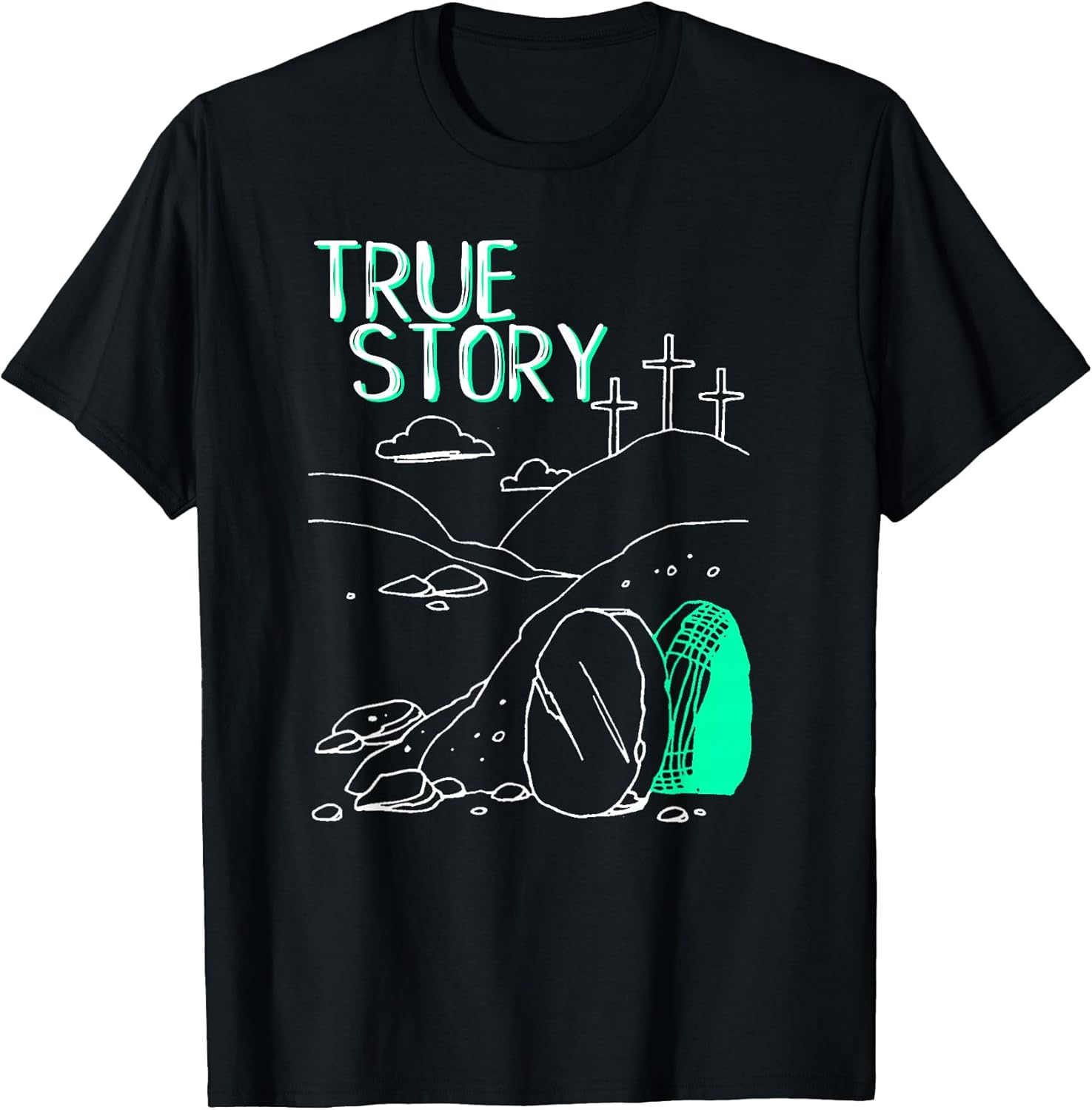 Empty Tomb He's Alive Threads Unisex T-shirt, Sweatshirt, Hoodie, Long Sleeve Tee - T-Shirt, Sweatshirt, Hoodie