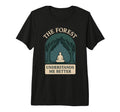 Forest Walk Overthinker Mental Reset T-Shirt - Custom Art Print Unisex - T-Shirt, Sweatshirt, Hoodie