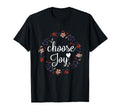 Motivational And Positive Choose Joy T-Shirt - Minimalist Print Unisex - T-Shirt, Sweatshirt, Hoodie