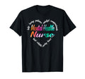 Mental Health Nurse Heart Word Cloud T-Shirt - Fun Novelty Design Unisex - T-Shirt, Sweatshirt, Hoodie