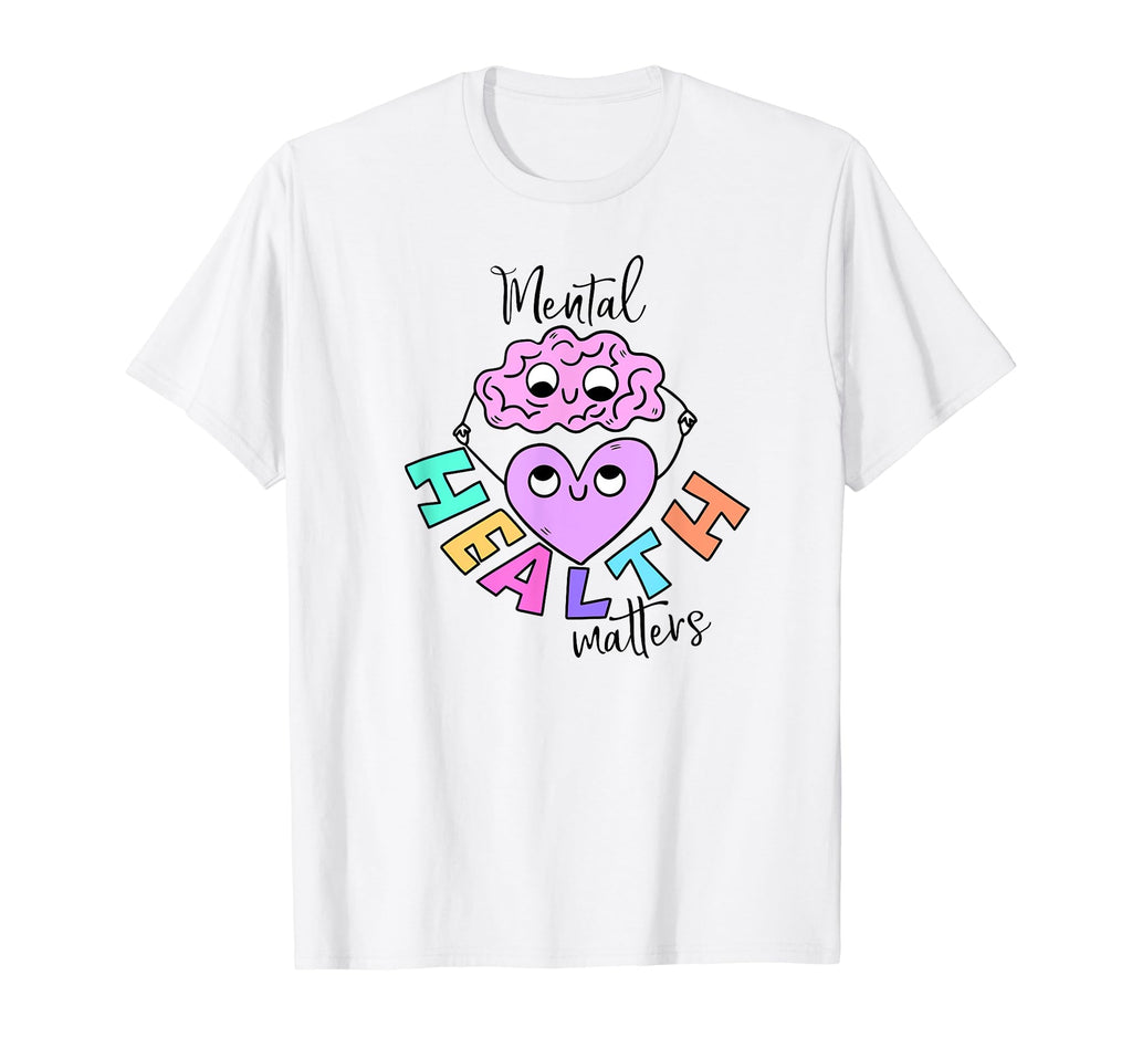 Mental Health Teacher T-Shirt - Minimalist Print Unisex - T-Shirt, Sweatshirt, Hoodie