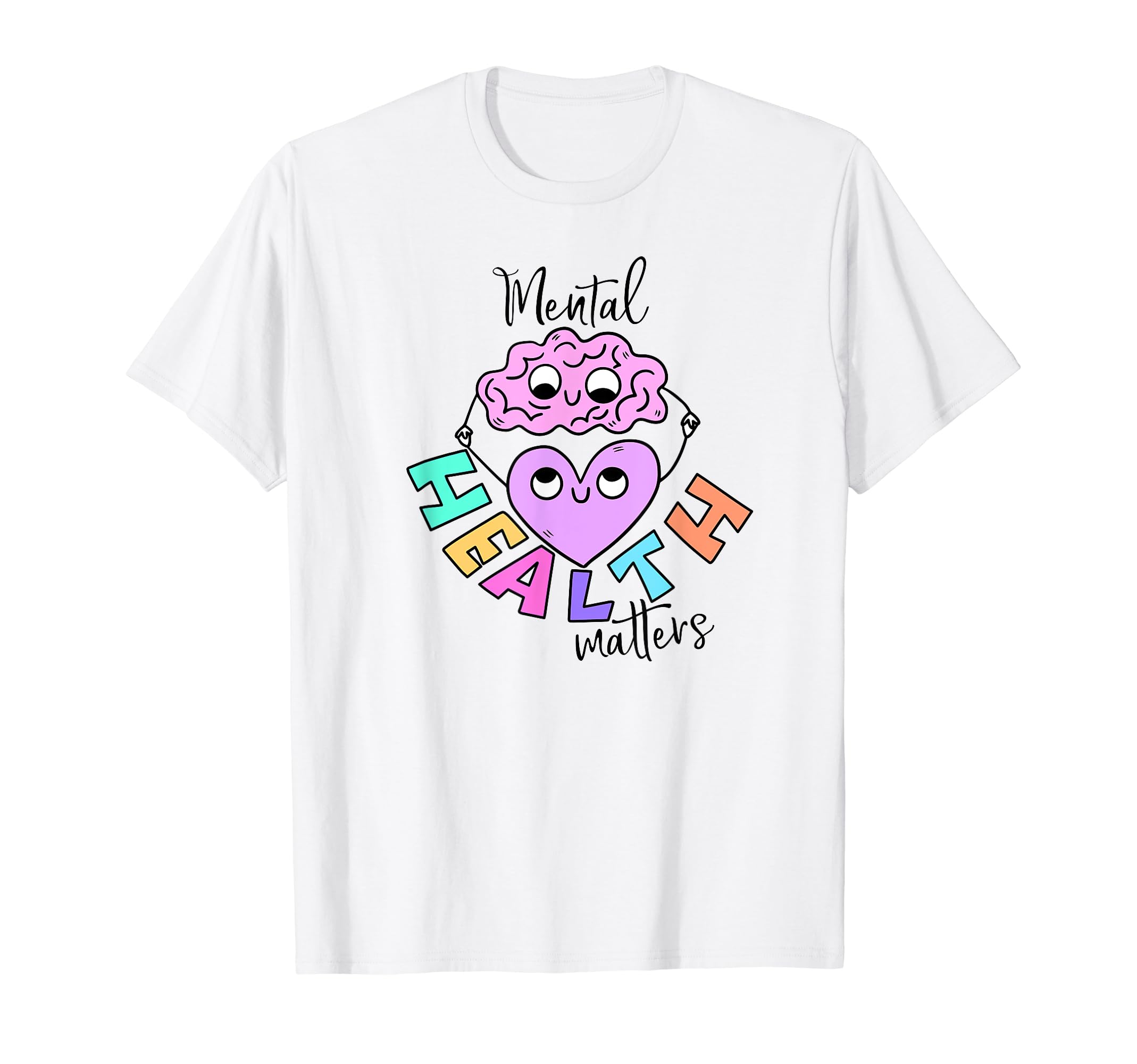 Mental Health Teacher T-Shirt - Minimalist Print Unisex - T-Shirt, Sweatshirt, Hoodie