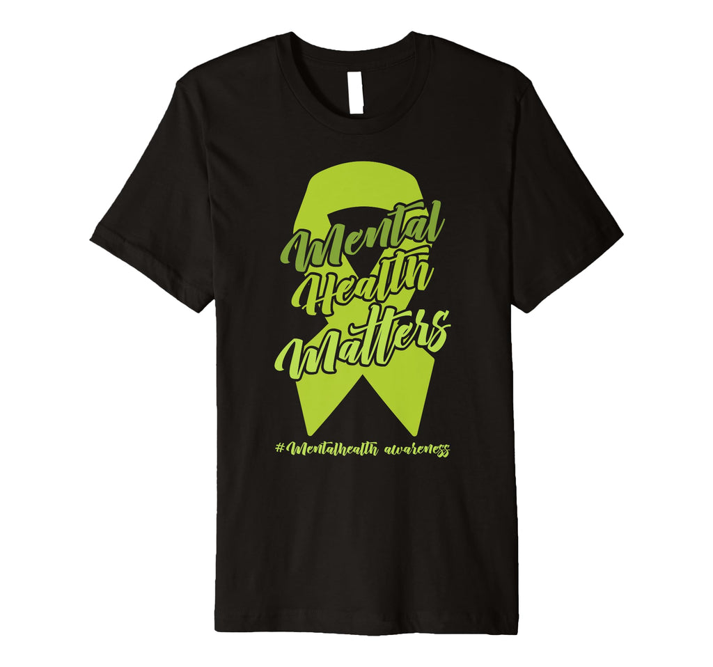 Mental Health Matters End Stigma T-Shirt - Fun Novelty Design Unisex - T-Shirt, Sweatshirt, Hoodie