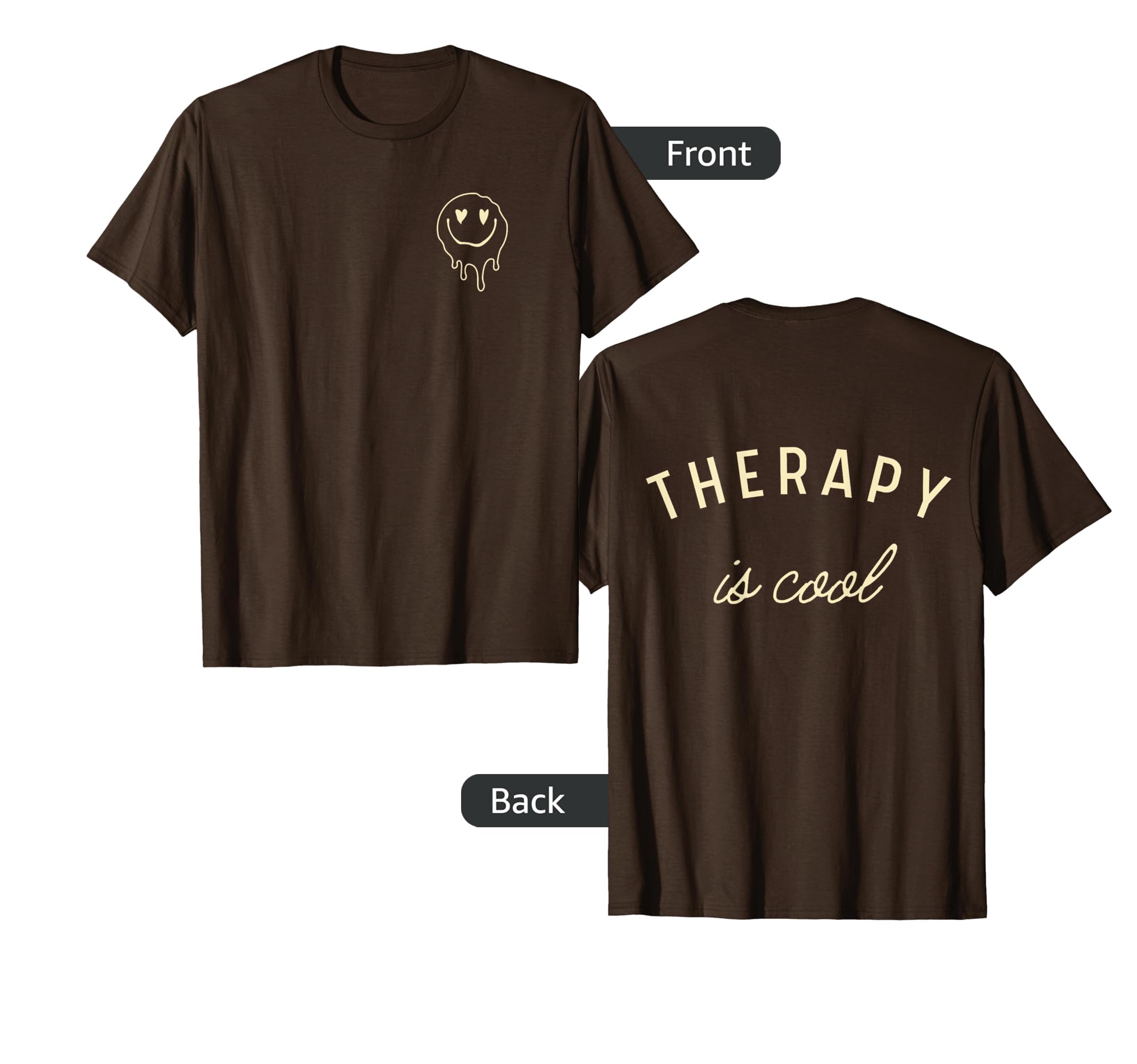 Therapy Is Mental Health Awareness T-Shirt - Fun Novelty Design for Adults - T-Shirt, Sweatshirt, Hoodie