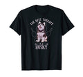 Best Therapy Is Siberian Husky T-Shirt - Minimalist Print for Adults - T-Shirt, Sweatshirt, Hoodie