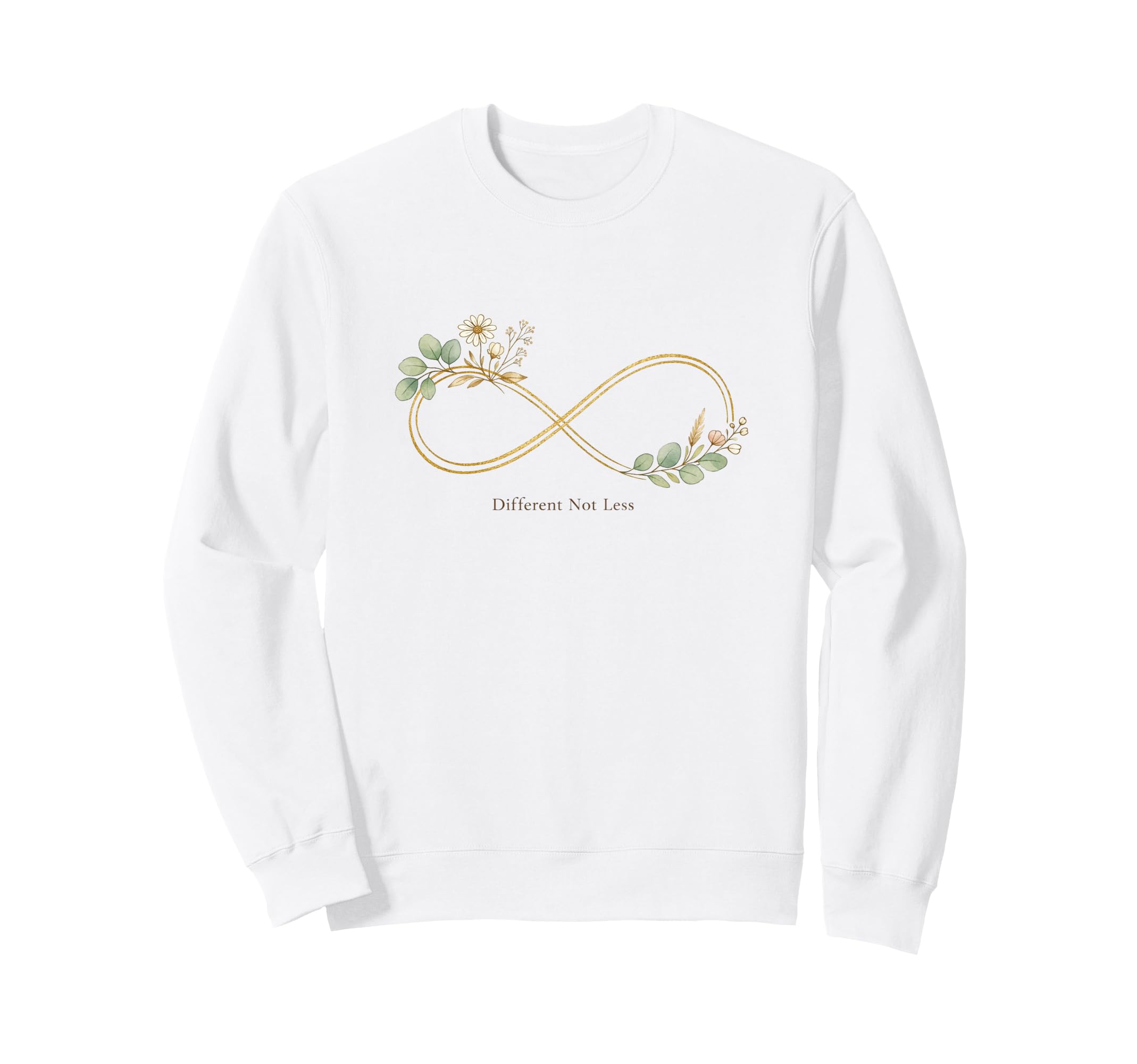 Autism Acceptance Different Not Sweatshirt - Casual Everyday Wear Unisex - T-Shirt, Sweatshirt, Hoodie